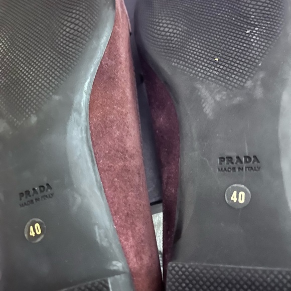 Prada brown Suede woman flats - Picture 3 of 8